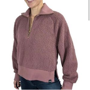 Varley Daphne 1/2 Zip Sherpa Pullover